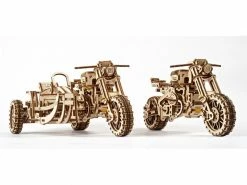 Ugears Bausatz UGR 10 Scrambler mit Seitenwagen