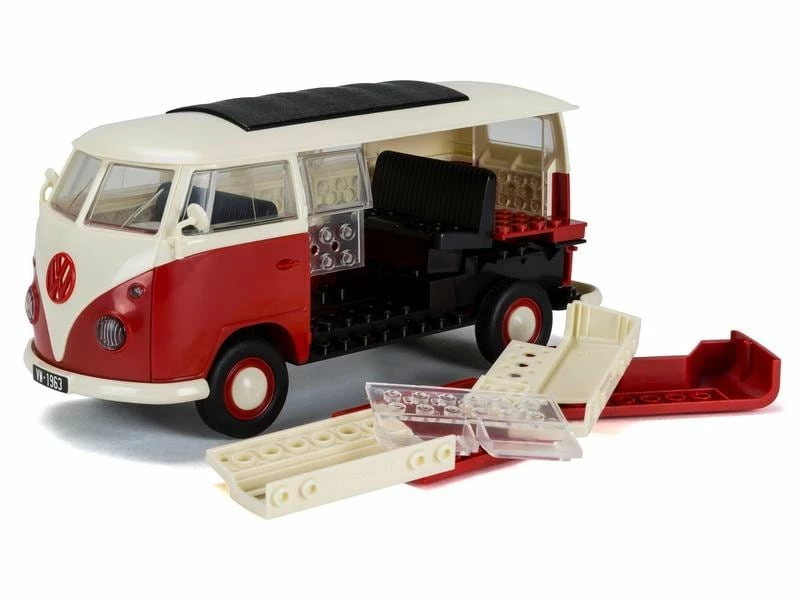 AIRFIX Bausatz VW Bus Camper Van, rot Quick Build 4 AIRFIX Bausatz VW Bus Camper Van, rot Quick Build – Bild 2