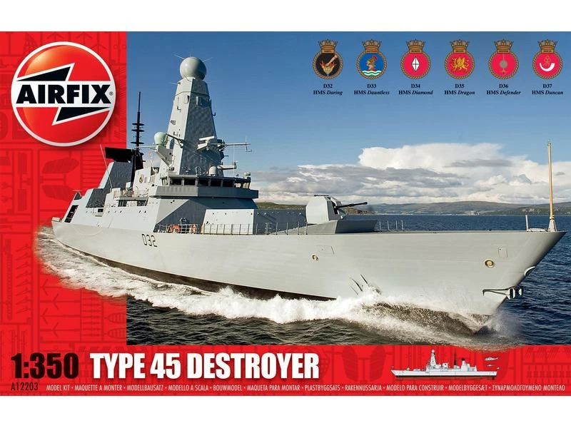 AIRFIX Bausatz Type 45 Destroyer 1:350 3 AIRFIX Bausatz Type 45 Destroyer 1:350