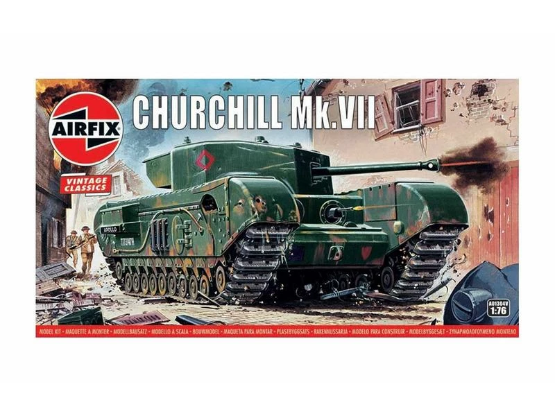 AIRFIX Bausatz Panzer Churchill MK.VII 1:76 3 AIRFIX Bausatz Panzer Churchill MK.VII 1:76