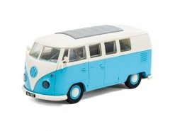 AIRFIX Bausatz VW Bus Camper Van, blau Quick Build