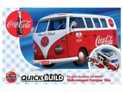 AIRFIX Bausatz VW Bus Camper Van, Coca-Cola Quick Build -Modellbausätze Verkäufe 184041934 xxl