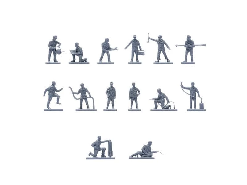 AIRFIX Bausatz Luftwaffe Flugplatz Personal 1:76 3 AIRFIX Bausatz Luftwaffe Flugplatz Personal 1:76