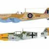 AIRFIX Bausatz Set Spitfire MkIa & Meserschmitt Bf109E-4 1:48 -Modellbausätze Verkäufe 184498394 xxl