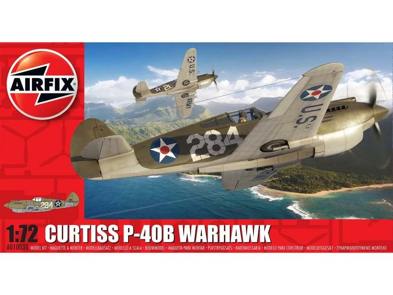 AIRFIX Bausatz Curtiss P-40B Warhawk 1:72 4 AIRFIX Bausatz Curtiss P-40B Warhawk 1:72 – Bild 2