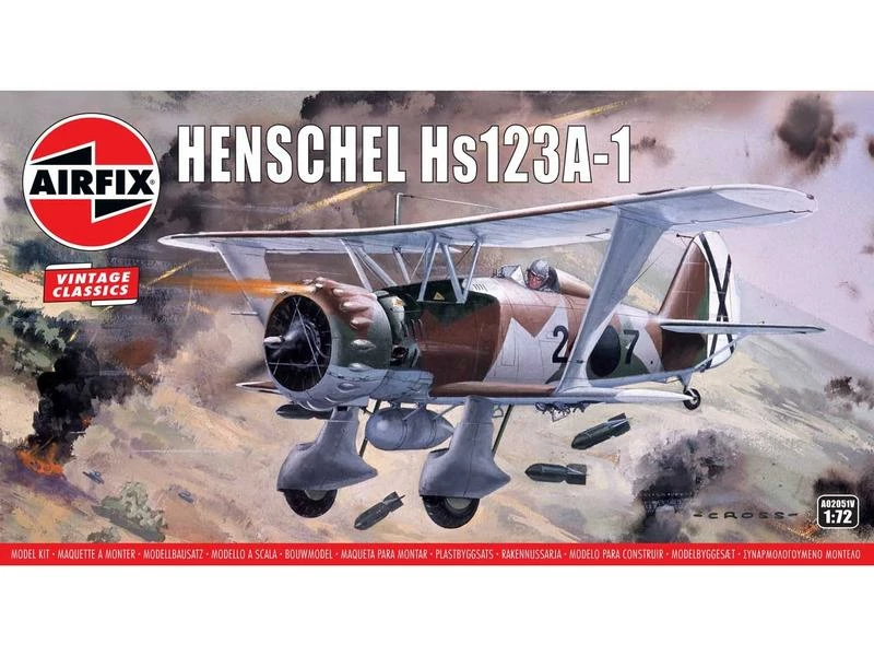 AIRFIX Bausatz Henschel Hs123A-1 1:72 4 AIRFIX Bausatz Henschel Hs123A-1 1:72 – Bild 2