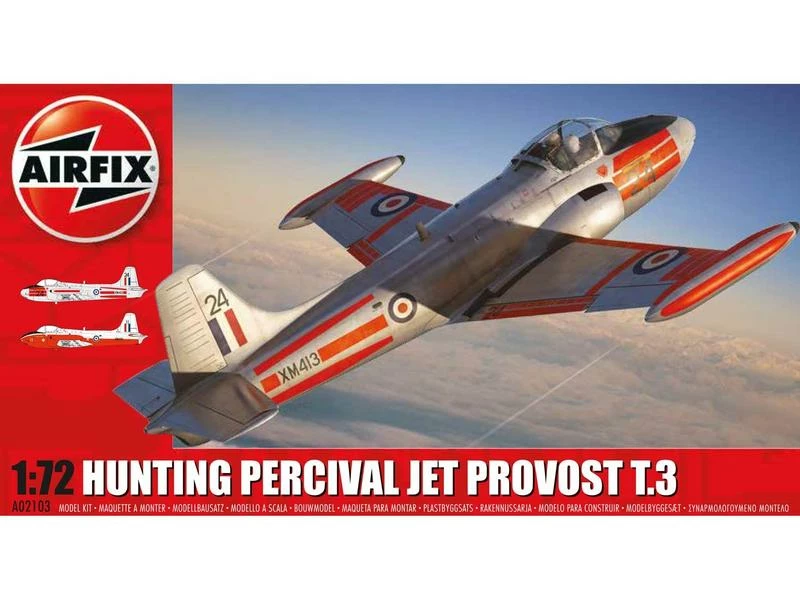 AIRFIX Bausatz Hunting Percival Jet Provost T.3/T.3a 1:72 4 AIRFIX Bausatz Hunting Percival Jet Provost T.3/T.3a 1:72 – Bild 2