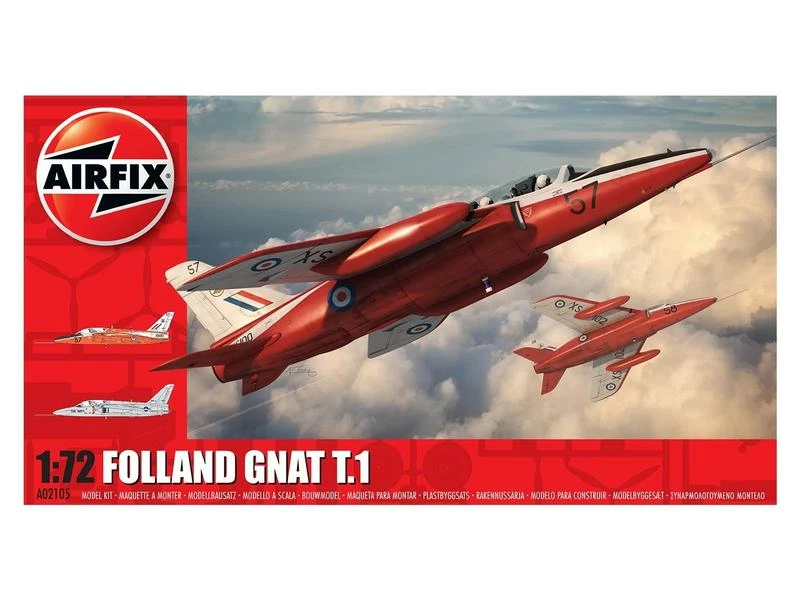 AIRFIX Bausatz Folland Gnat T.1 1:72 7 AIRFIX Bausatz Folland Gnat T.1 1:72 – Bild 5