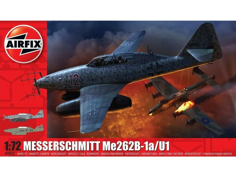 AIRFIX Bausatz Messerschmitt Me262B-1a/U1 1:72 8 AIRFIX Bausatz Messerschmitt Me262B-1a/U1 1:72 – Bild 6