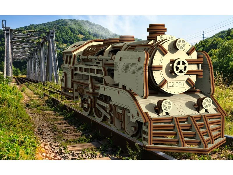 WOODEN.CITY Bausatz Wooden Express Eisenbahn 11 WOODEN.CITY Bausatz Wooden Express Eisenbahn – Bild 9