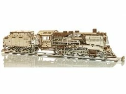 WOODEN.CITY Bausatz Wooden Express + Tender Eisenbahn