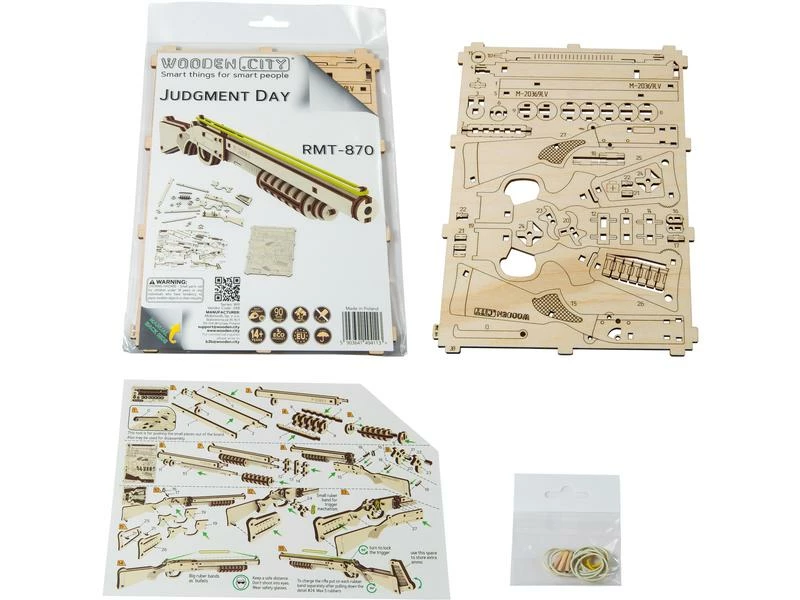 WOODEN.CITY Bausatz Schrotflinte RMT-870 Waffe 5 WOODEN.CITY Bausatz Schrotflinte RMT-870 Waffe – Bild 3