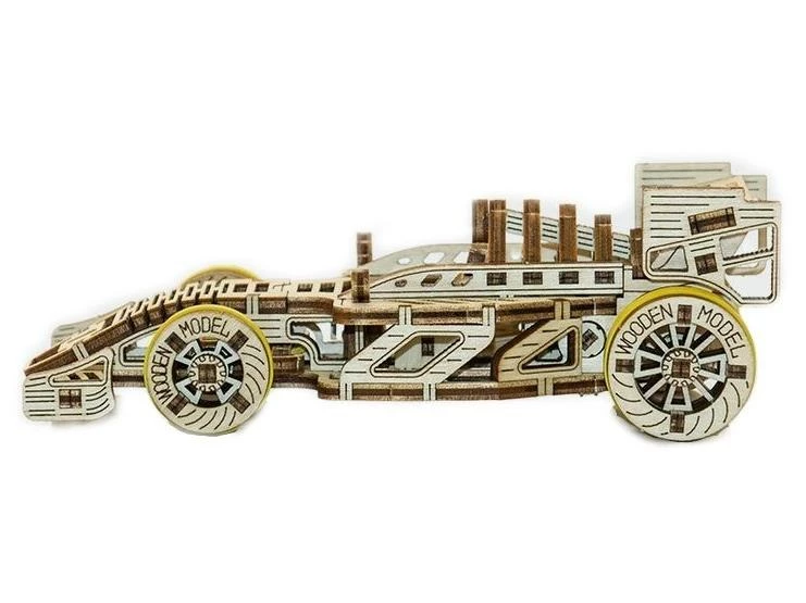 WOODEN.CITY Bausatz Bolid F1 Rennwagen 3 WOODEN.CITY Bausatz Bolid F1 Rennwagen