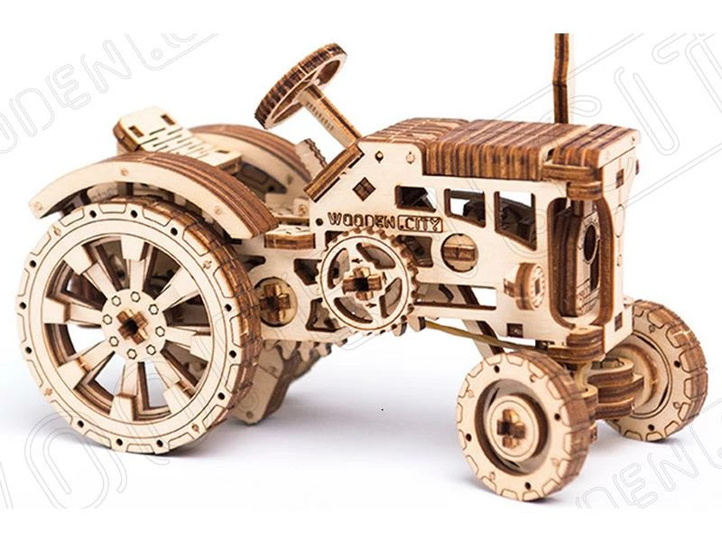WOODEN.CITY Bausatz Tractor Fahrzeug 7 WOODEN.CITY Bausatz Tractor Fahrzeug – Bild 5
