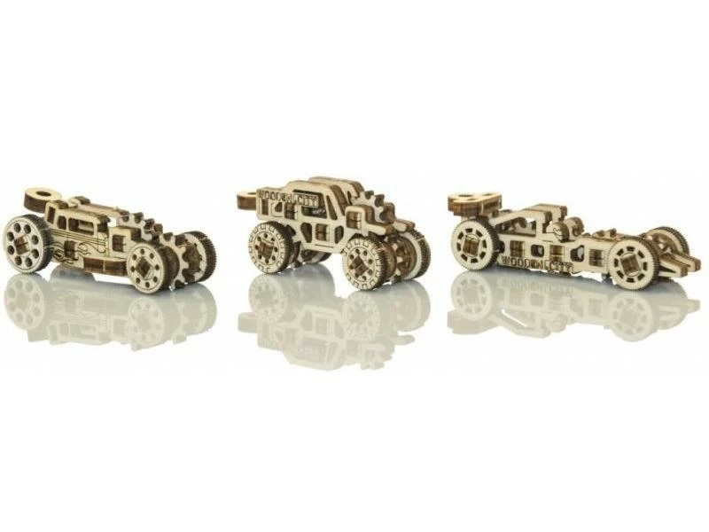 WOODEN.CITY Bausatz Race Cars 3 WOODEN.CITY Bausatz Race Cars