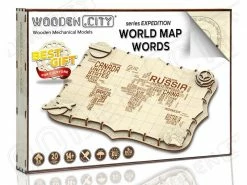 WOODEN.CITY Bausatz World Map Words 9 WOODEN.CITY Bausatz World Map Words -Modellbausätze Verkäufe 187339744 xxl