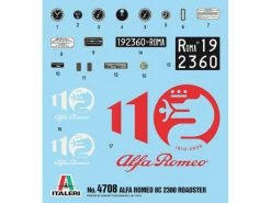 Italeri Bausatz Alfa Romeo 8C 2300 Roadster 1:12 -Modellbausätze Verkäufe 192803331 xxl