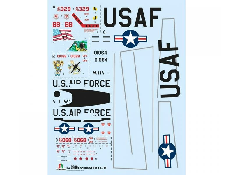 Italeri Bausatz Lockheed TR-1A/B 1:48 4 Italeri Bausatz Lockheed TR-1A/B 1:48 – Bild 2