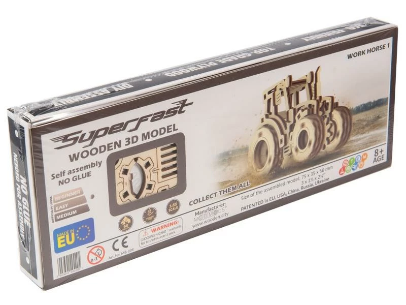 WOODEN.CITY Bausatz Legend Tractor 6 WOODEN.CITY Bausatz Legend Tractor – Bild 4