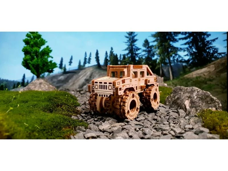 WOODEN.CITY Bausatz Army Truck 7 WOODEN.CITY Bausatz Army Truck – Bild 5
