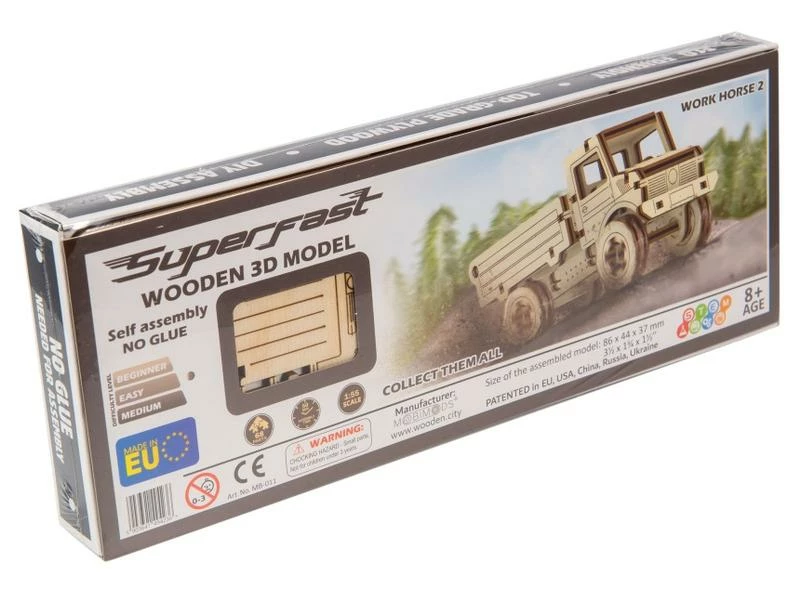 WOODEN.CITY Bausatz Work Truck 6 WOODEN.CITY Bausatz Work Truck – Bild 4