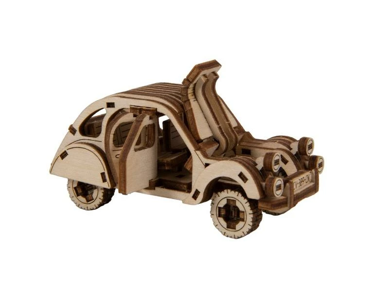 WOODEN.CITY Bausatz French Classic Rennwagen 4 WOODEN.CITY Bausatz French Classic Rennwagen – Bild 2