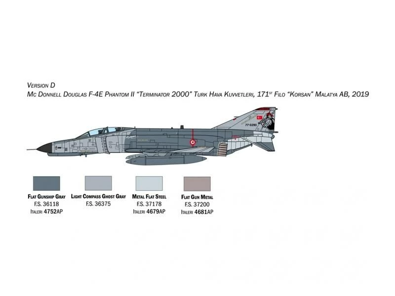 Italeri Bausatz F-4E/F Phantom II 1:72 8 Italeri Bausatz F-4E/F Phantom II 1:72 – Bild 6