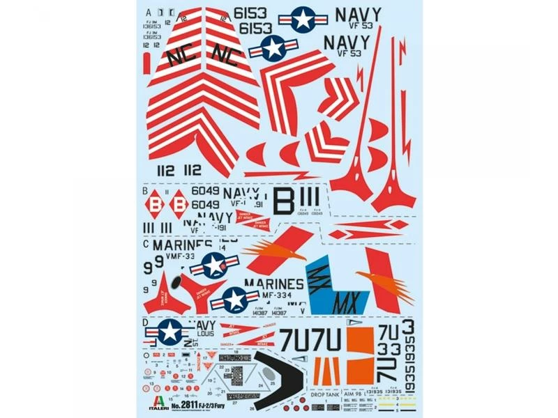 Italeri Bausatz North American FJ-2/3 Fury 1:48 4 Italeri Bausatz North American FJ-2/3 Fury 1:48 – Bild 2