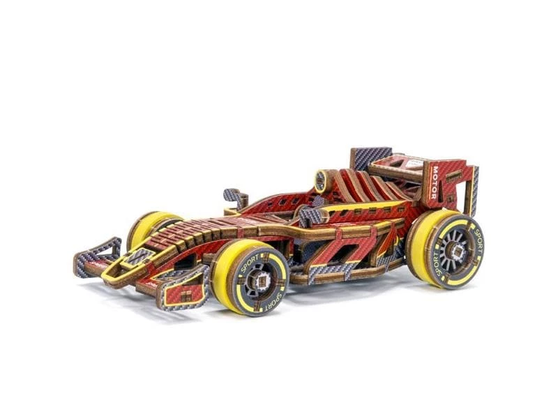 WOODEN.CITY Bausatz Bolid F1 Rennwagen bemalt 3 WOODEN.CITY Bausatz Bolid F1 Rennwagen bemalt
