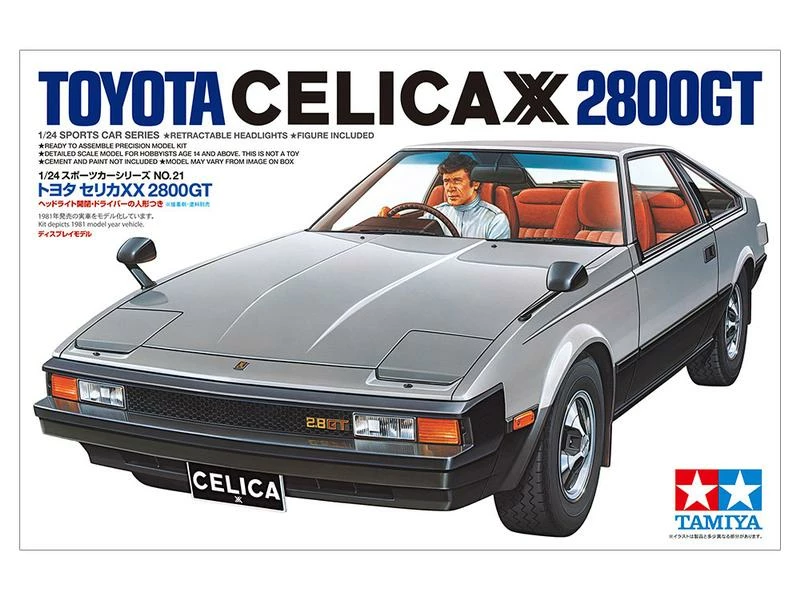 Tamiya Bausatz Toyota Celica XX 2800GT 1:24 7 Tamiya Bausatz Toyota Celica XX 2800GT 1:24 – Bild 5