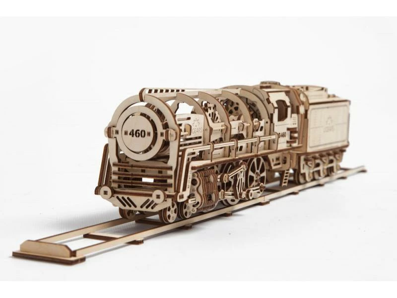 Ugears Bausatz Lokomotive mit Schlepptender 8 Ugears Bausatz Lokomotive mit Schlepptender – Bild 6