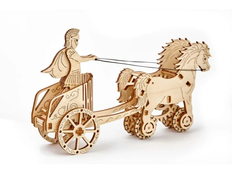 WOODEN.CITY Bausatz Römischer Streitwagen 4 WOODEN.CITY Bausatz Römischer Streitwagen – Bild 2