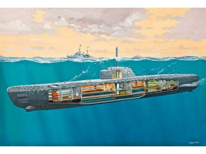 Revell Bausatz Submarine Typ XXI w. Interior 1:144 10 Revell Bausatz Submarine Typ XXI w. Interior 1:144 – Bild 8