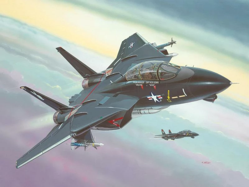 Revell Bausatz Model-Set F-14A Black Tomcat 1:144 4 Revell Bausatz Model-Set F-14A Black Tomcat 1:144 – Bild 2