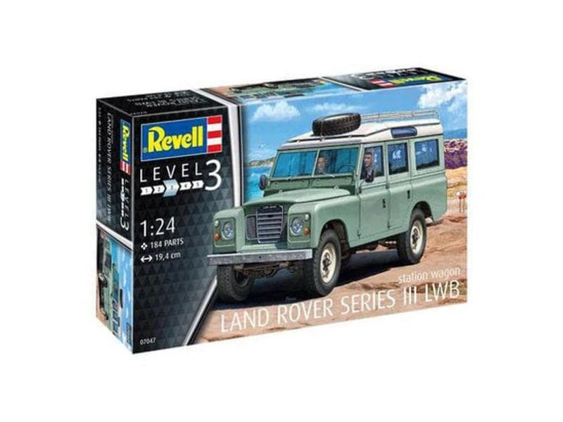 Revell Bausatz Model Set Land Rover Series III 1:24 3 Revell Bausatz Model Set Land Rover Series III 1:24