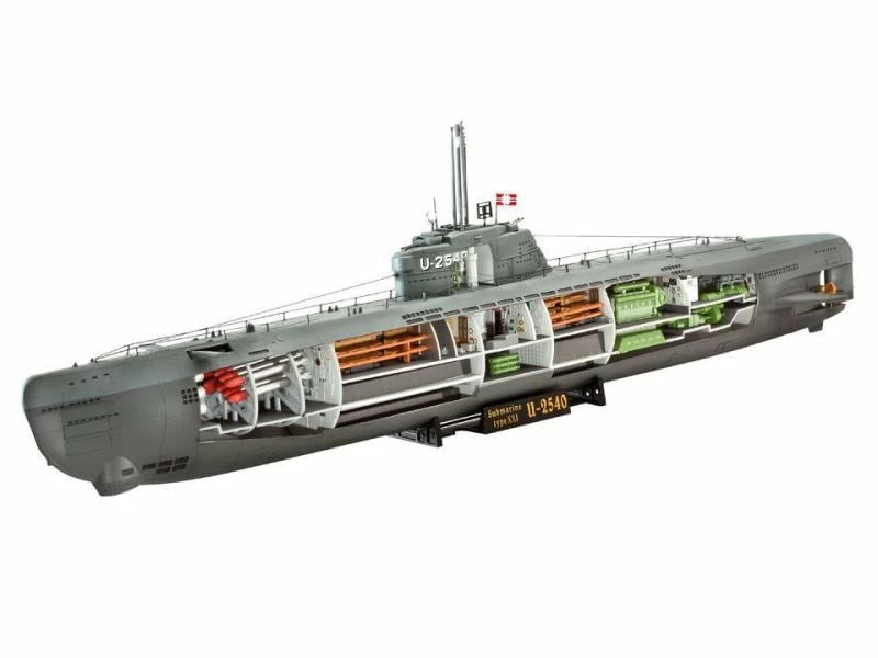 Revell Bausatz Submarine Typ XXI w. Interior 1:144 3 Revell Bausatz Submarine Typ XXI w. Interior 1:144