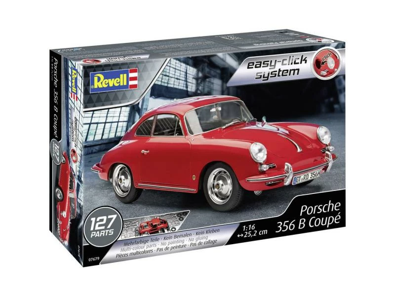 Revell Bausatz Porsche 356 Coupé easy-click 1:16 3 Revell Bausatz Porsche 356 Coupé easy-click 1:16