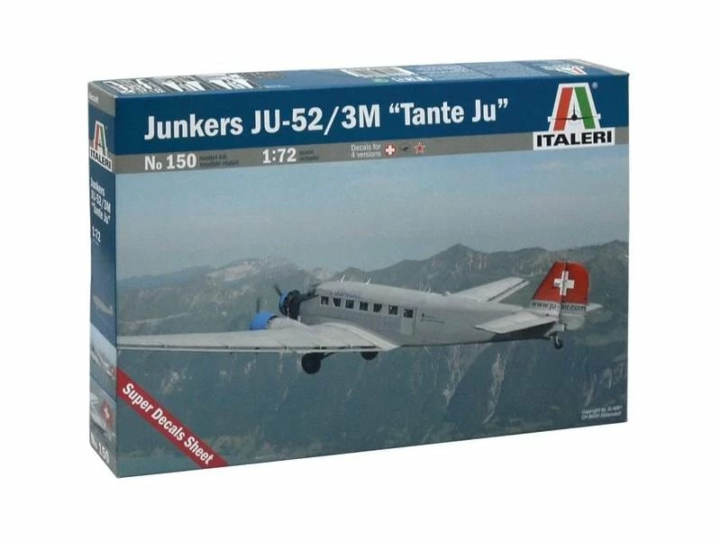Italeri Bausatz Junkers Ju-52/3m «Tante Ju» 1:72 2 Italeri Bausatz Junkers Ju-52/3m «Tante Ju» 1:72