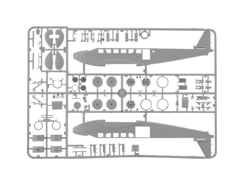 Italeri Bausatz Junkers Ju-52/3m «Tante Ju» 1:72 4 Italeri Bausatz Junkers Ju-52/3m «Tante Ju» 1:72 – Bild 3